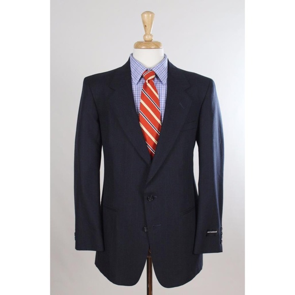 Stafford Other - NEW #Vintage 80s #Stafford 40R Navy Sport Coat 005